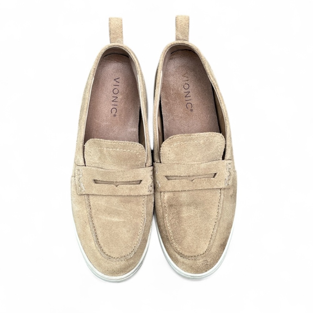 Vionic Uptown Hybrid Penny Loafer in Sand Suede Women’s Size 9 1/2 - Picture 6 of 13